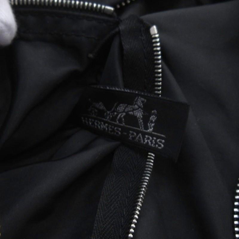 HERMES アカプルコ バサスMM ナイロン ショルダーバッグ ブラック HERMES（エルメス） アカプルコ MM ナイロン ショルダーバッグ トワル