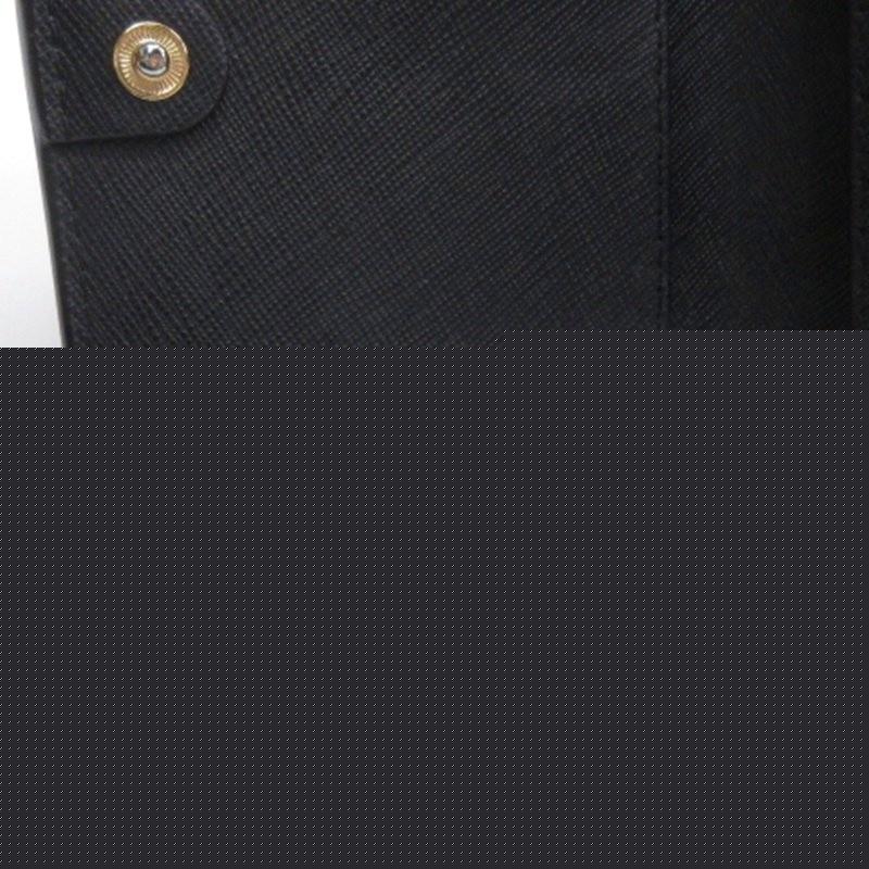 【未使用】MICHAEL KORS マイケルコース二つ折り財布 ブラック マイケルコース MICHAEL KORS 二つ折り財布 レザー ブラック □FF