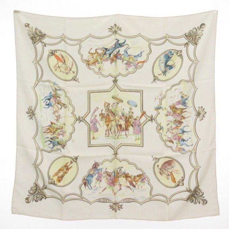 HERMES（エルメス） カレ90 ムガル王朝の馬 LES CHEVAUX DESMOGHOLS