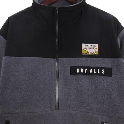 ヒューマンメイド HUMAN MADE 23AW FLEECE HALF-ZIP JACKET フリース