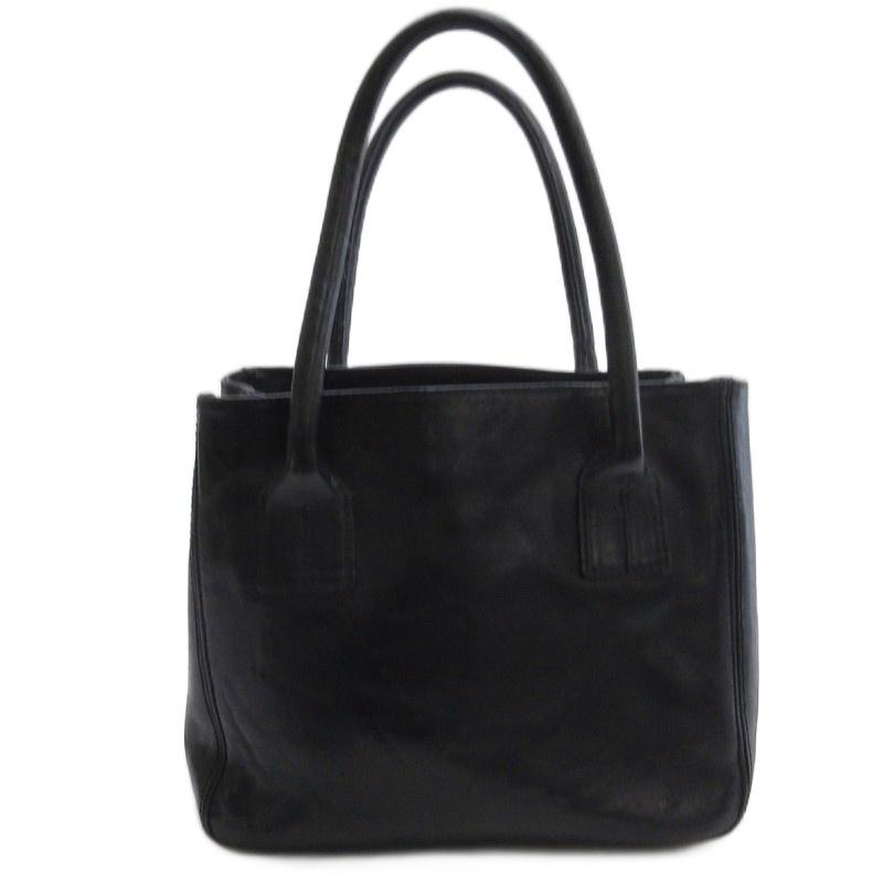 ヒロフ HIROFU ハンド トートバッグ レザー ブラック レディース