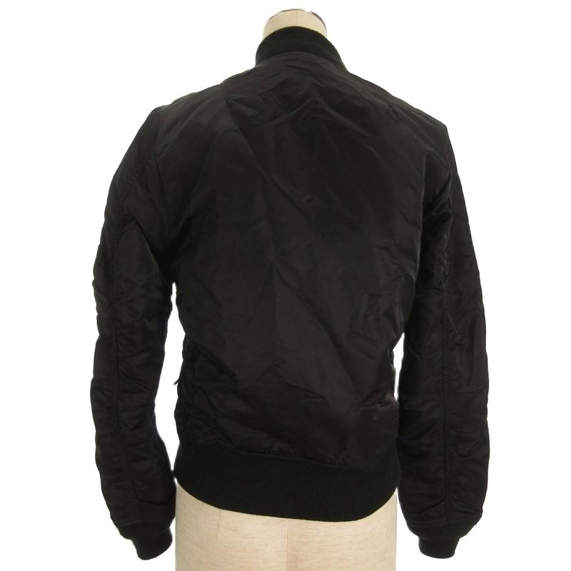 alphaMA-1 フライトジャケット ブラック リバーシブル アルファ ALPHA MA-1 フライト ジャケット リバーシブル TA7010-401