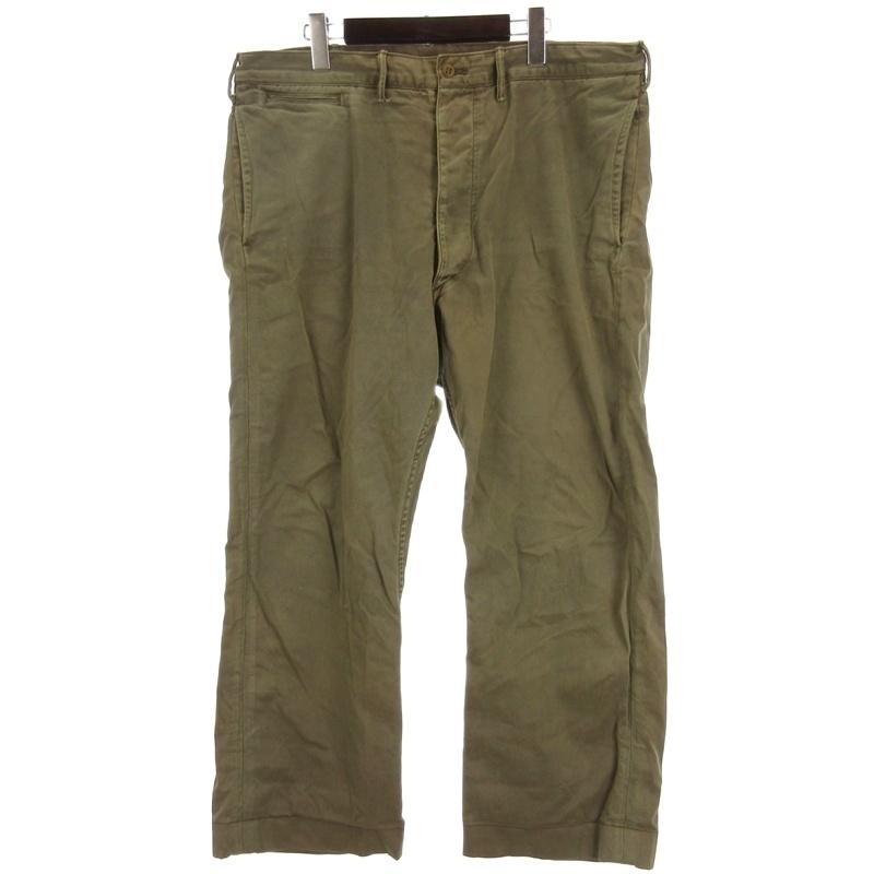 RRL ダブルアールエル ボトムス 32 カーキ メンズ ダブルアールエル RRL チノ パンツ コットン カーキ系 36 32 メンズ