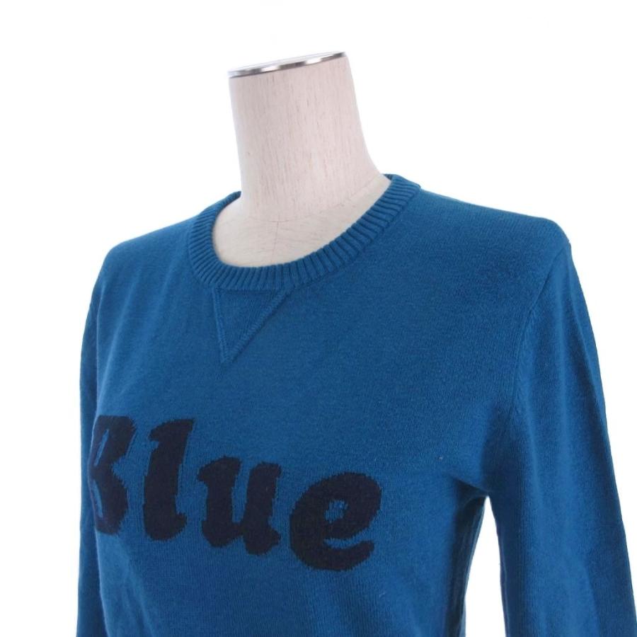 BURBERRY BLUE LABEL（バーバリーブルーレーベル） ロゴ 長袖 ニット