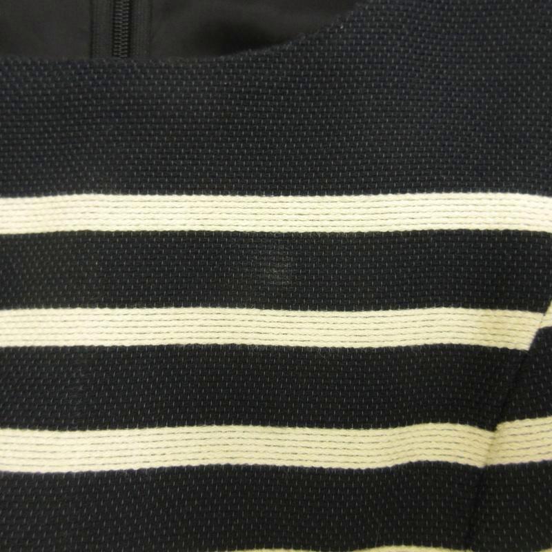 エムズグレイシー M'S GRACY ボーダー ニット ワンピース ひざ丈 半袖