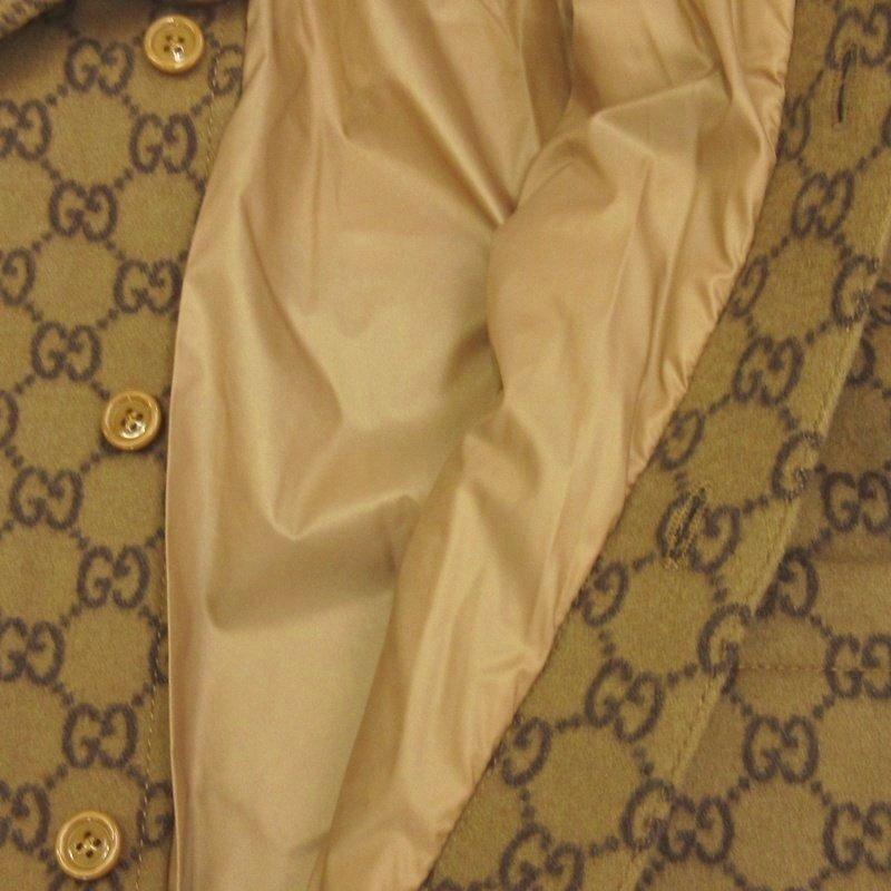 GUCCI（グッチ） GUCCI GG柄 パデッド オーバー シャツ 長袖 中綿 総柄