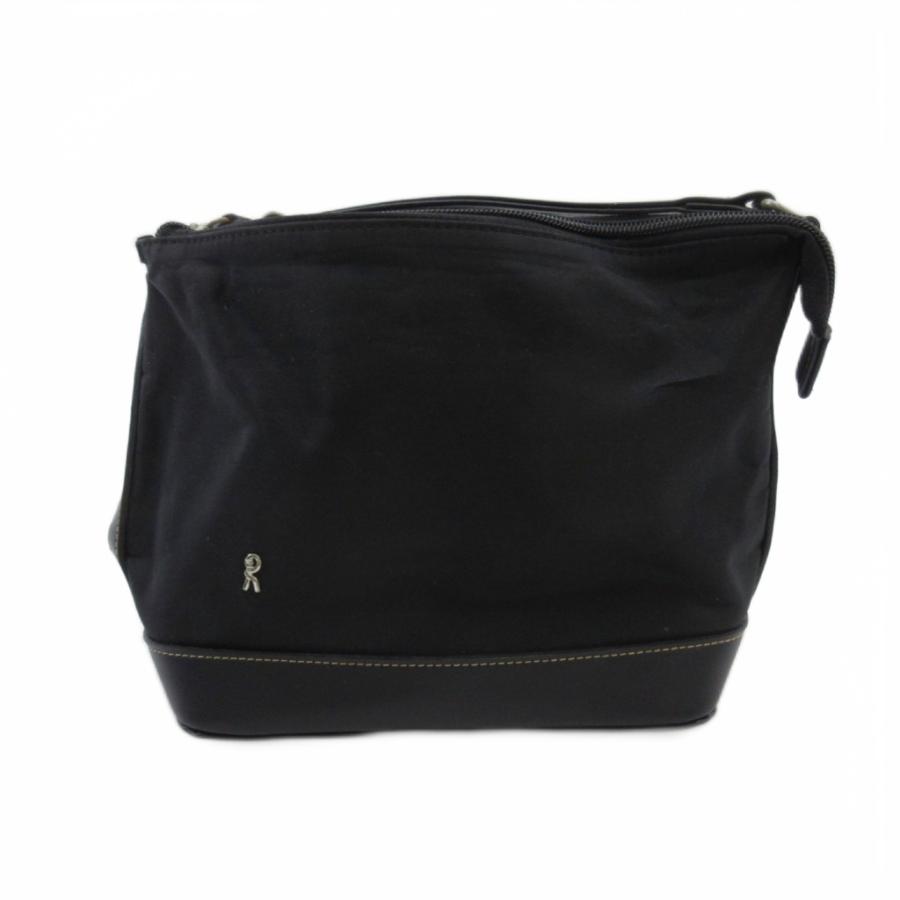 【BIGお買い物ラリー★30%OFFセール中】ロベルタ・ディ・カメリーノ Roberta di Camerino ポーチベルト柄 ブラック ブラウン レディース 中古 ロベルタディカメリーノ Roberta di Camerino ワンポイント ポーチ