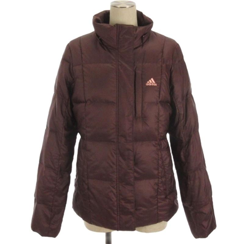 adidas（アディダス） ダウンジャケット ボルドー L レディース