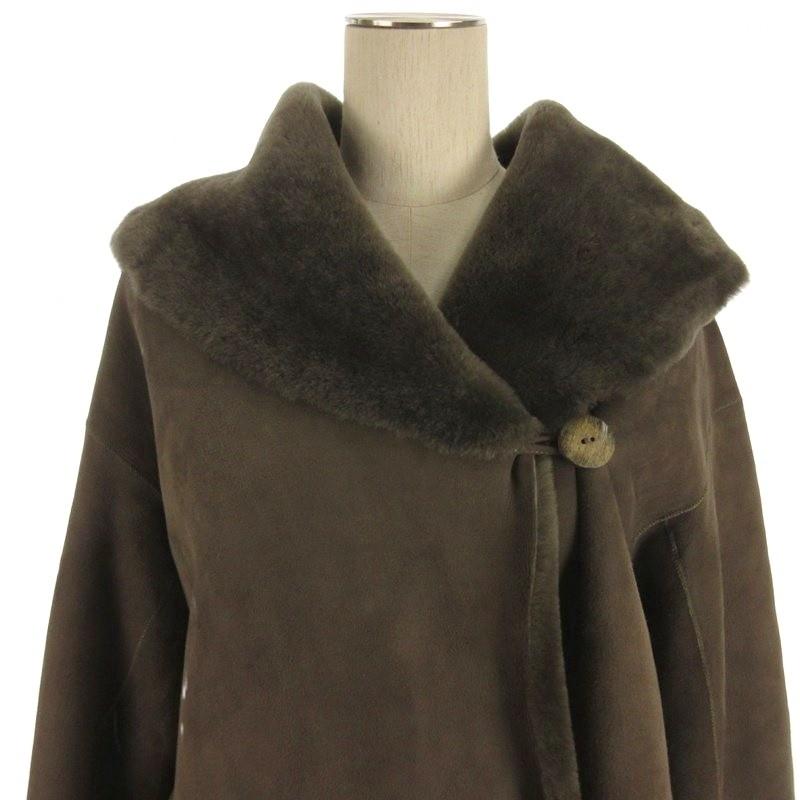 ガシュロウアンドコール GUSHLO＆COLE ムートンコート ブラウン系 S  