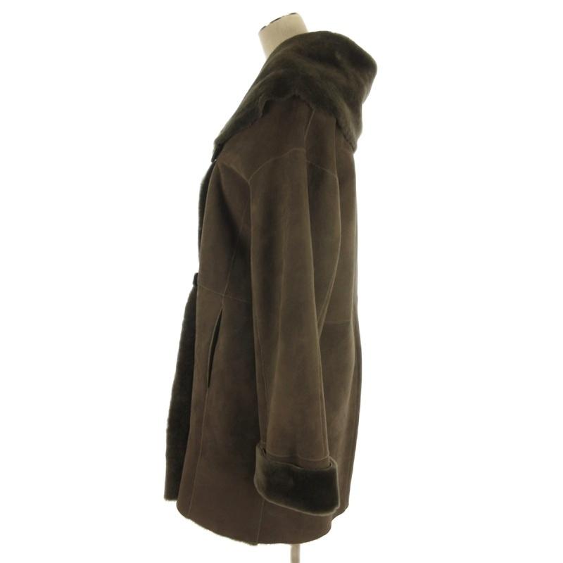 ガシュロウアンドコール GUSHLO＆COLE ムートンコート ブラウン系 S  