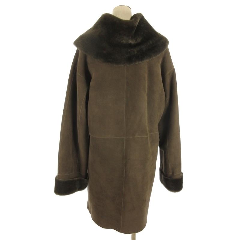 ガシュロウアンドコール GUSHLO＆COLE ムートンコート ブラウン系 S  