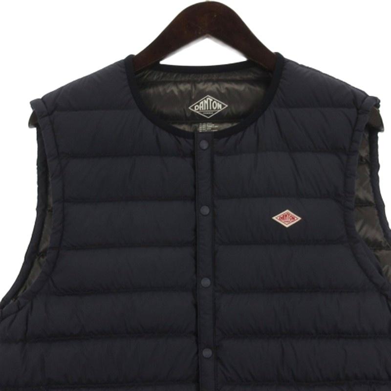 未使用品 ダントン DANTON ダウン ベスト KW22-113-02 ネイビー XL