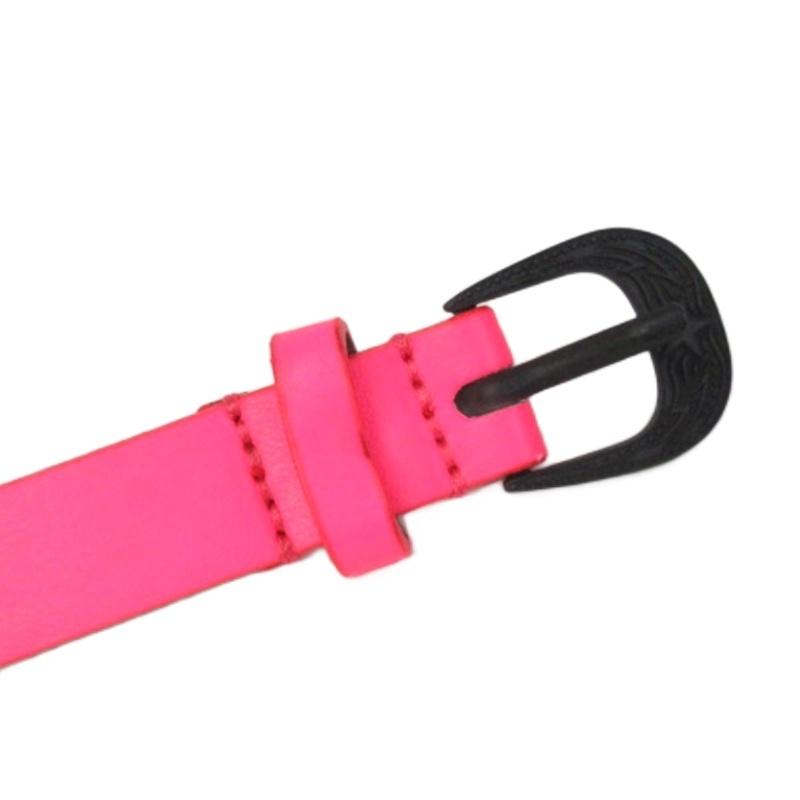 DIESEL（ディーゼル） ウエスタン ベルト ピンク 90/36 レディース