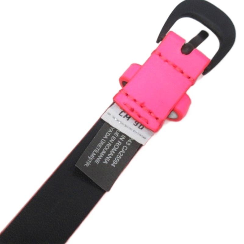 DIESEL（ディーゼル） ウエスタン ベルト ピンク 90/36 レディース