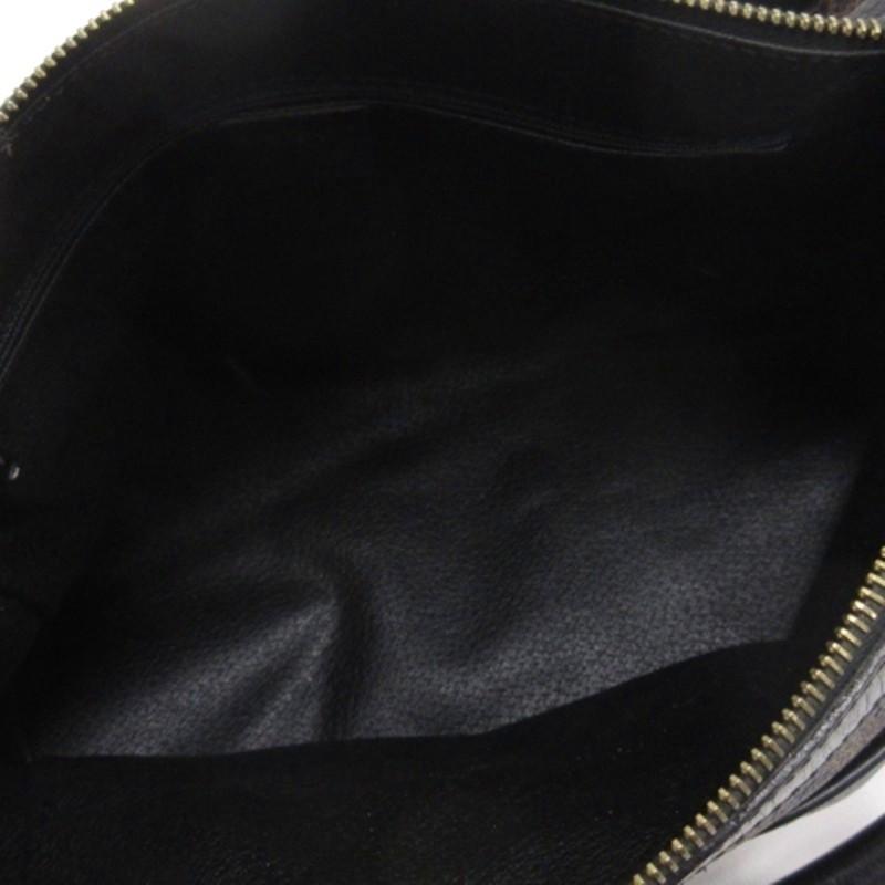 CELINE（セリーヌ） マカダム柄 ミニボストンバッグ MC98/1 ブラック系