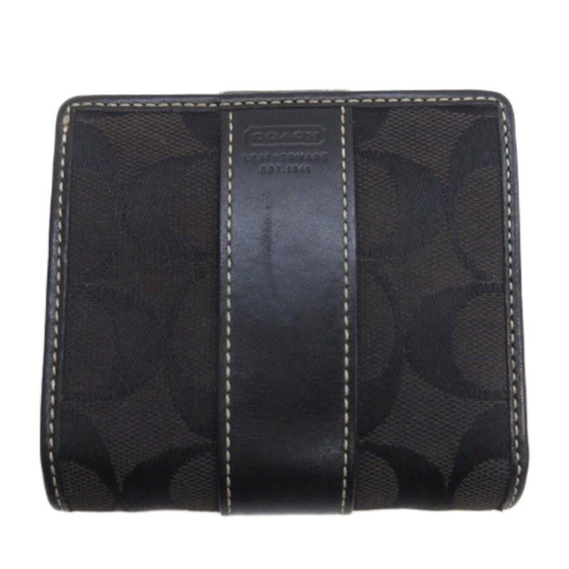 COACH（コーチ） シグネチャー 二つ折り財布 コンパクトウォレット