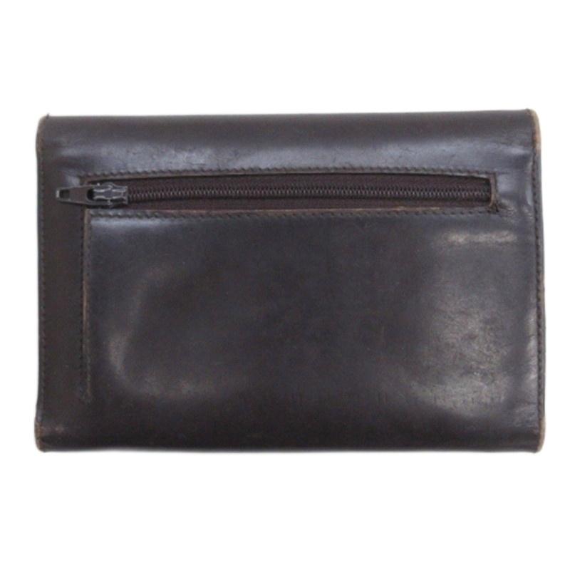 GUCCI 三つ折り財布 ブラウン GUCCI（グッチ） レザー 三つ折り 財布 ブラウン系 レディース