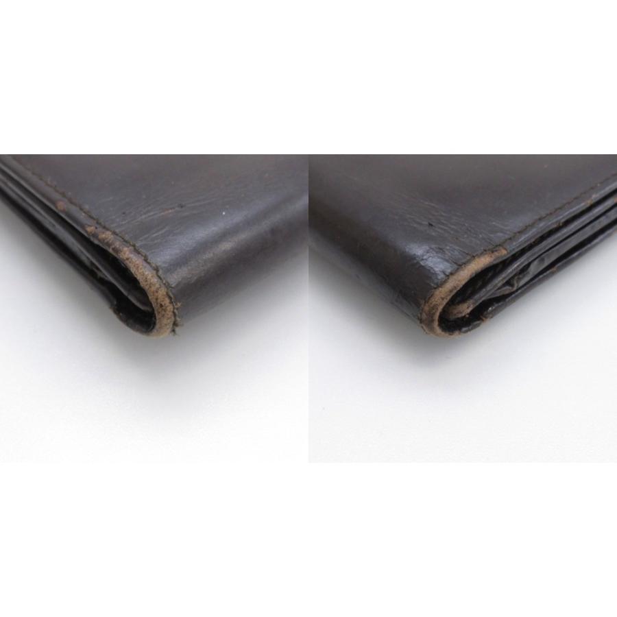 GUCCI（グッチ） レザー 三つ折り 財布 ブラウン系 レディース