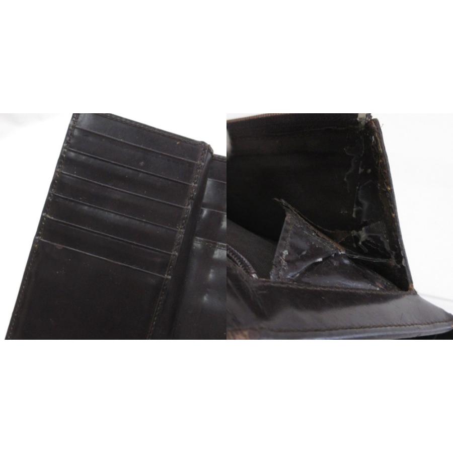 GUCCI（グッチ） レザー 三つ折り 財布 ブラウン系 レディース