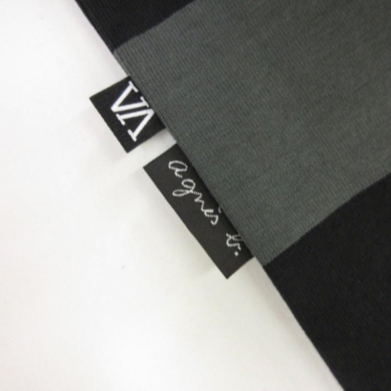 agnes b.（アニエスベー） 未使用品 × V.A. Fragment タグ付き Border