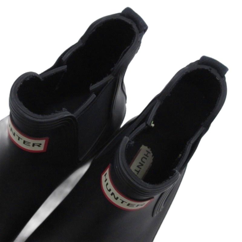 ✨未使用✨HUNTER ハンター サイド ゴア ショート レインブーツ 24cm HUNTER（ハンター） 良品 オリジナル チェルシー サイドゴア ショート