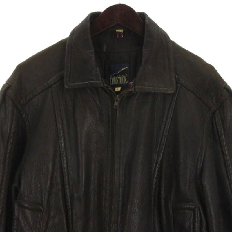 ロバートコムストック robert comstock レザー ジャケット ジップ 