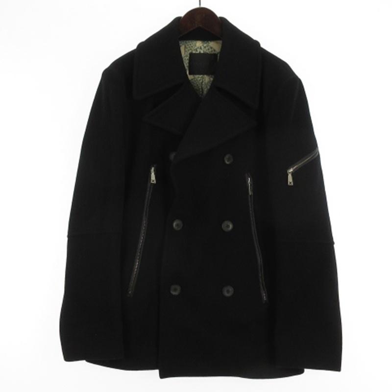 リッチモンド RICHMOND X ニット ジャケット ダブル カシミヤ混 ブラック 50 メンズ | 