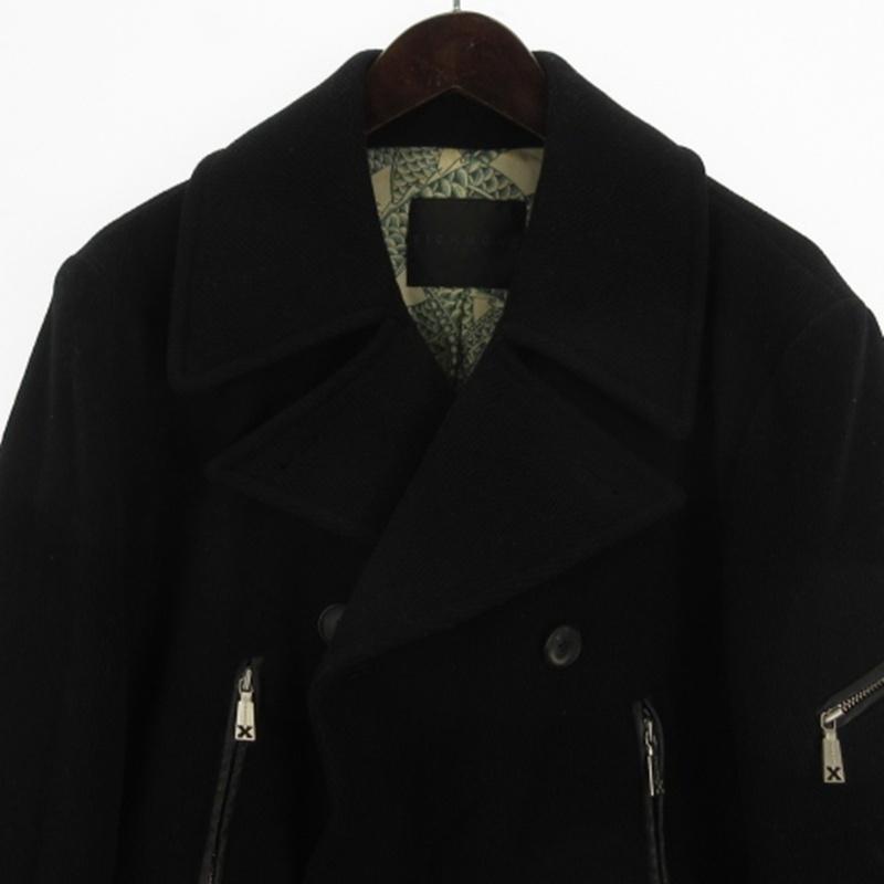 リッチモンド RICHMOND X ニット ジャケット ダブル カシミヤ混 ブラック 50 メンズ |  | 01