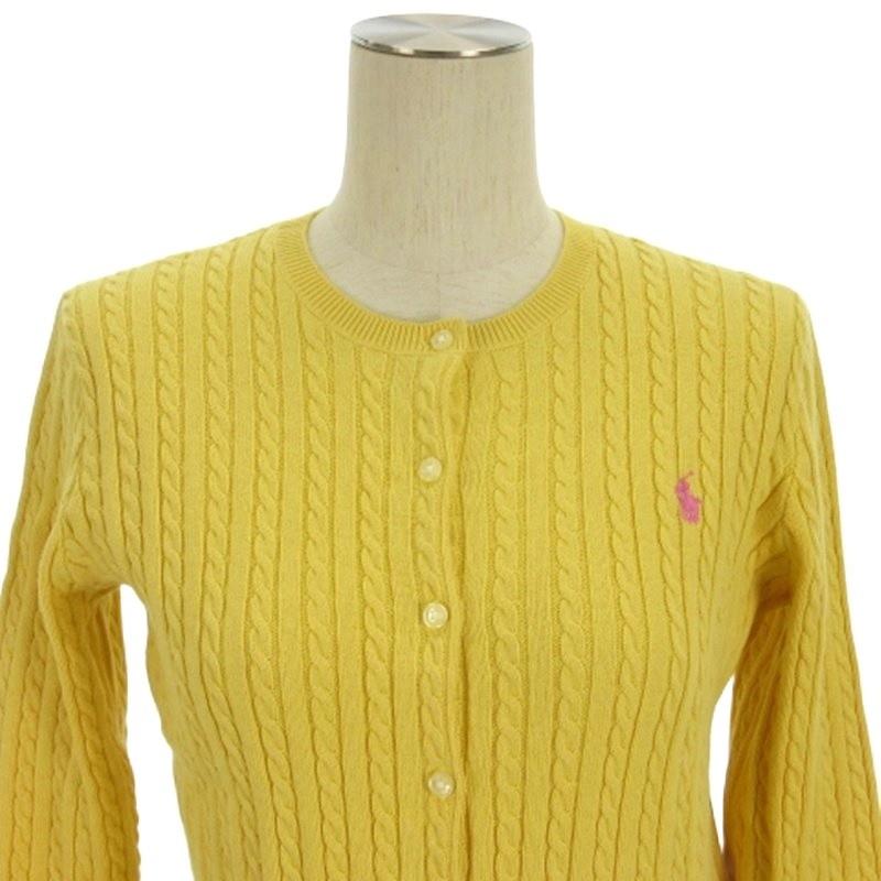 ポロ ラルフローレン POLO RALPH LAUREN ニット カーディガン イエロー