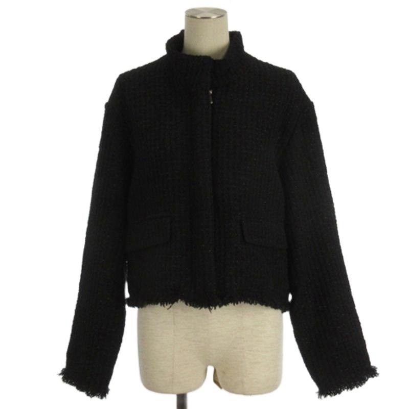 エーピーストゥディオ AP STUDIO ツイード ジャケット ジップアップ