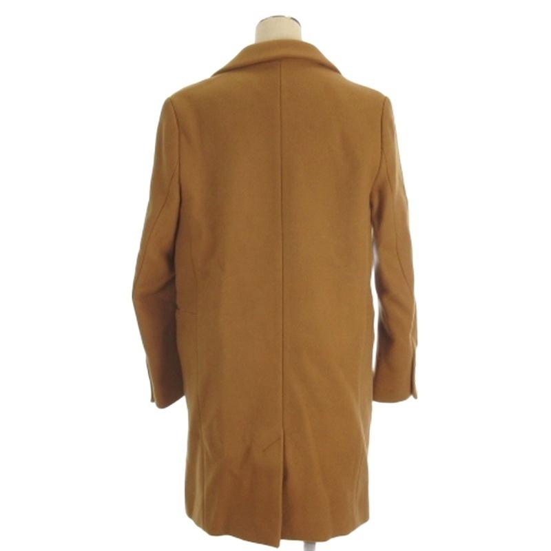 プラージュ Plage チェスターコート ロング ブラウン 38 □TC