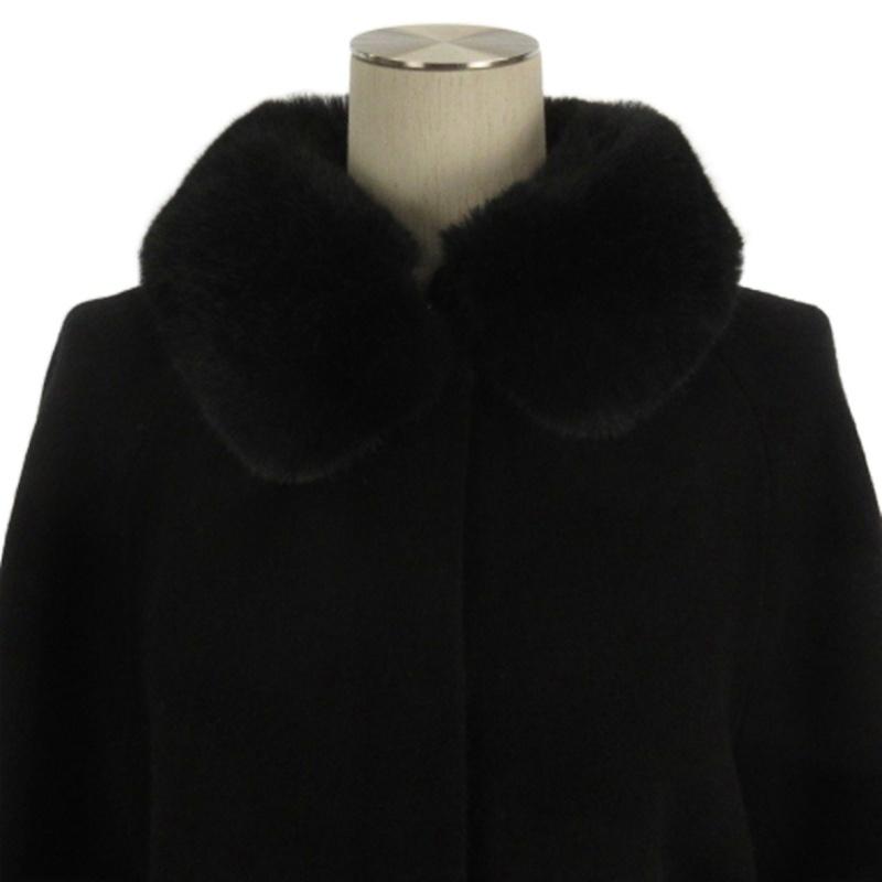 エムズグレイシー M'S GRACY カーディガン フェイクファー スカラップ