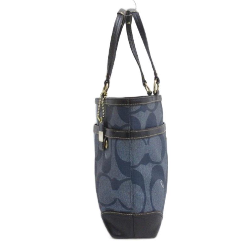 COACH（コーチ） シグネチャー トートバッグ ブルー系 □FF レディース