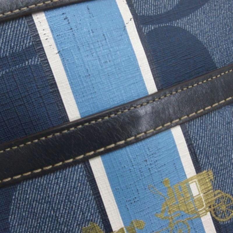 COACH（コーチ） シグネチャー トートバッグ ブルー系 □FF レディース