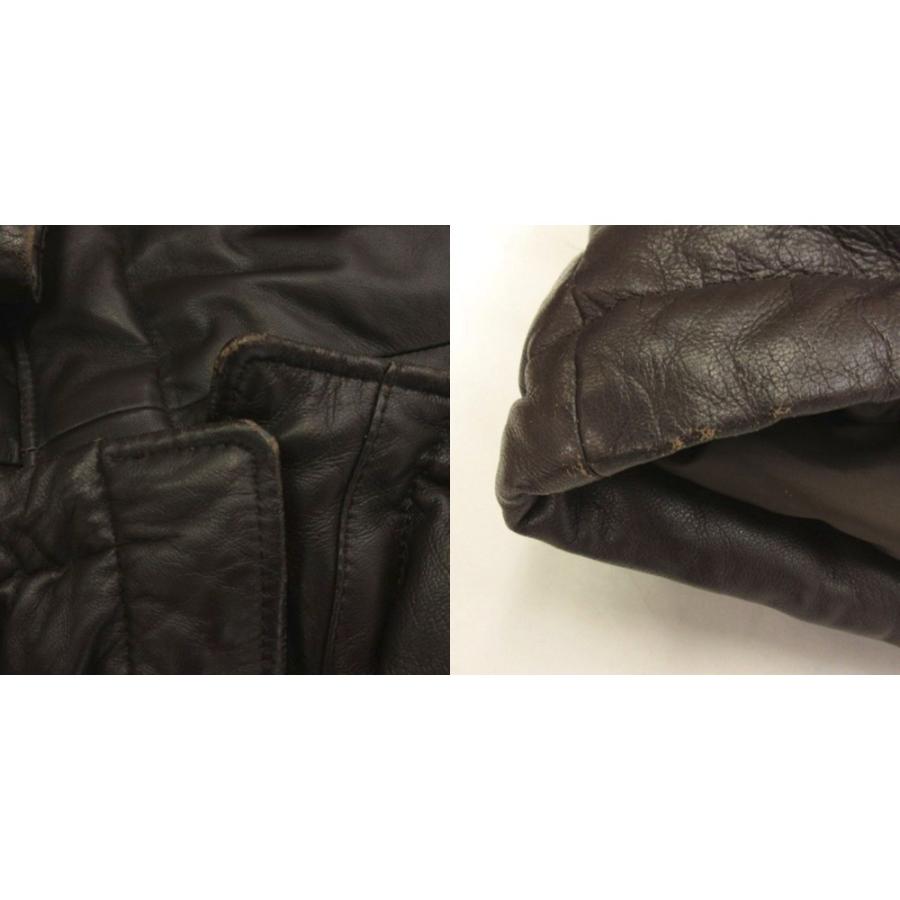 PaulSmith美品 希少XL 本革ポールスミス ラムレザー ダウンジャケット PS Paul Smith】【アウター】ピーエスポールスミス『レザーダウン