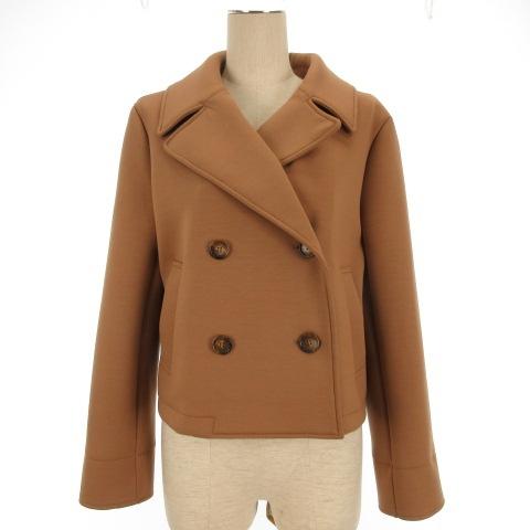 RIVK DROT キャメル ウール ピーコート美品 RIVK DROT キャメル ウール ピーコート美品 RIVE DROITE（リヴドロワ