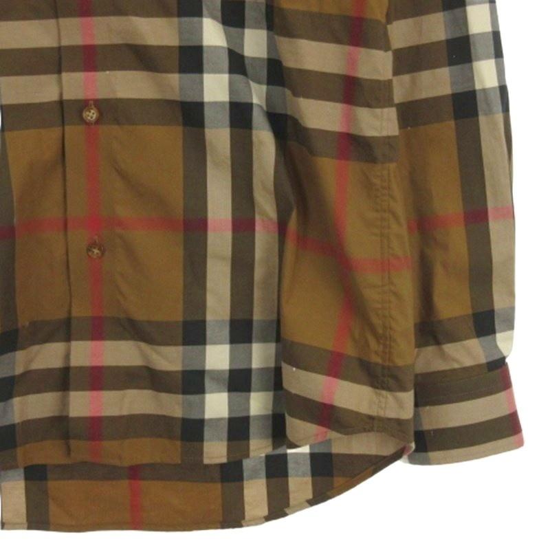 BURBERRY（バーバリー） ノバチェックシャツ 長袖 8092917 ブラウン S
