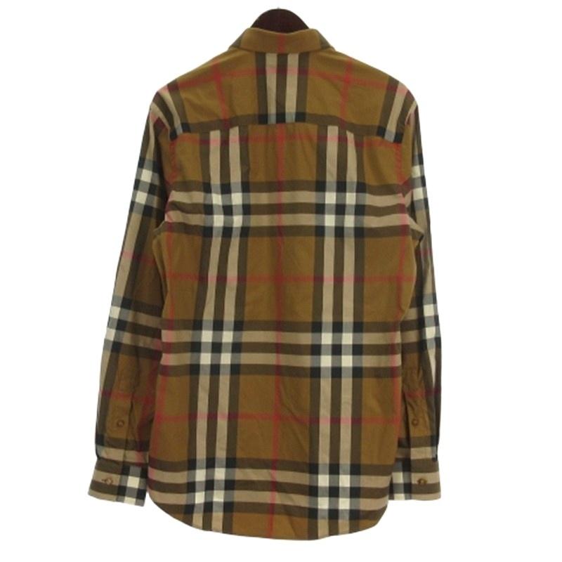 BURBERRY（バーバリー） ノバチェックシャツ 長袖 8092917 ブラウン S
