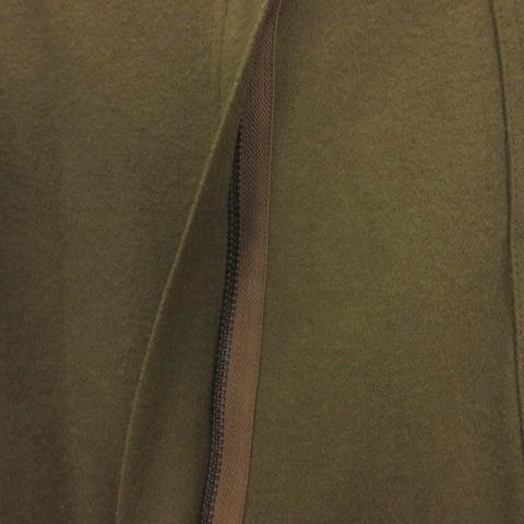 マカフィー MACPHEE トゥモローランド タイト ひざ丈 スカート 前ポケット ウール 32 カーキ ■TC レディース |  | 02