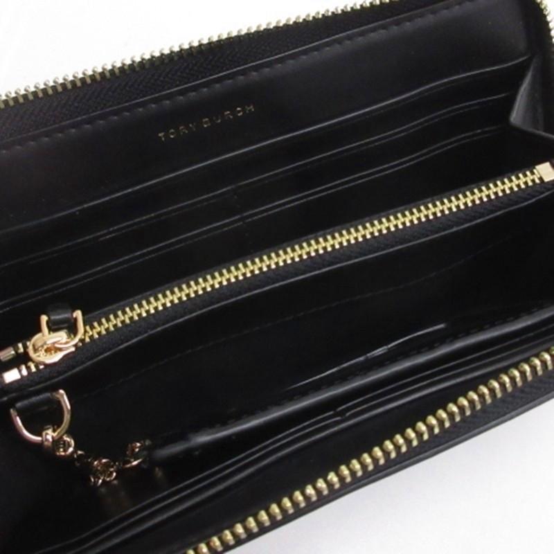 TORY BURCH（トリーバーチ） 長財布 クロコ型押し ラウンドジップ
