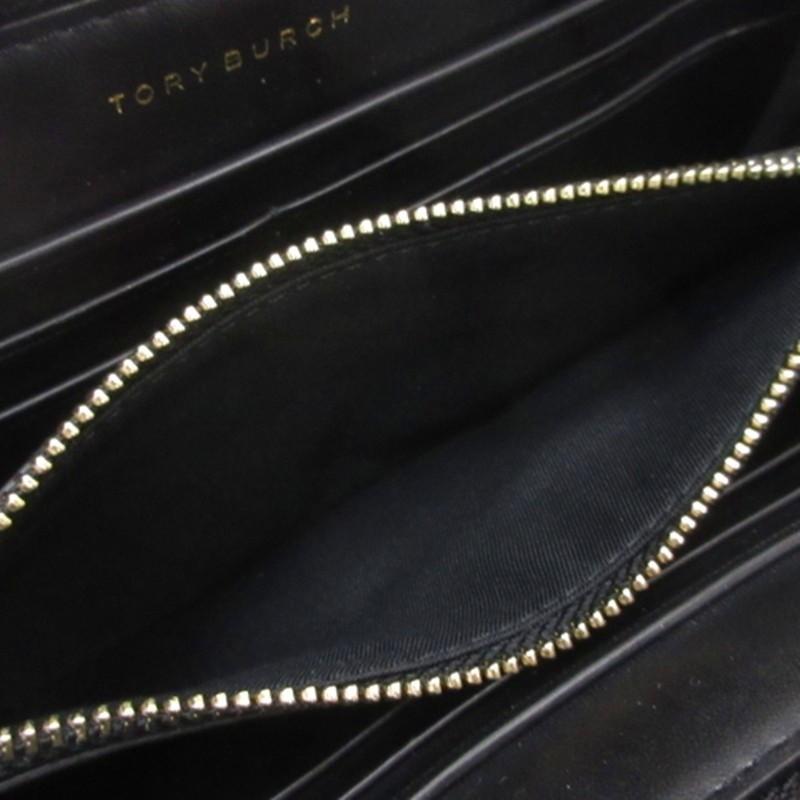TORY BURCH（トリーバーチ） 長財布 クロコ型押し ラウンドジップ