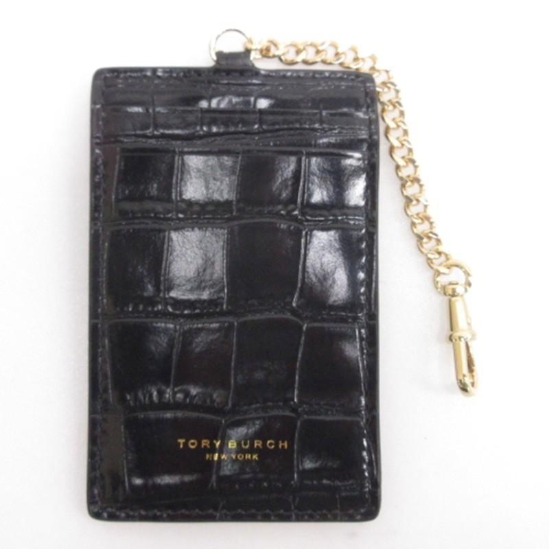 TORY BURCH（トリーバーチ） 長財布 クロコ型押し ラウンドジップ