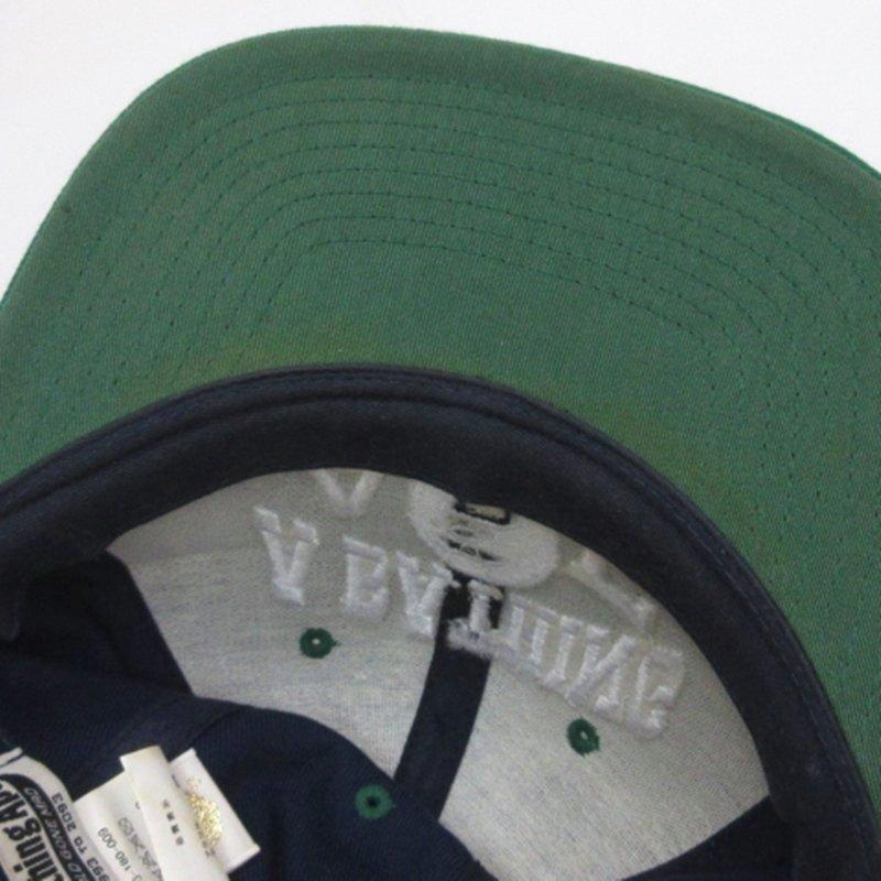 A BATHING APE（アベイシングエイプ） ロゴ キャップ ネイビー □GY35