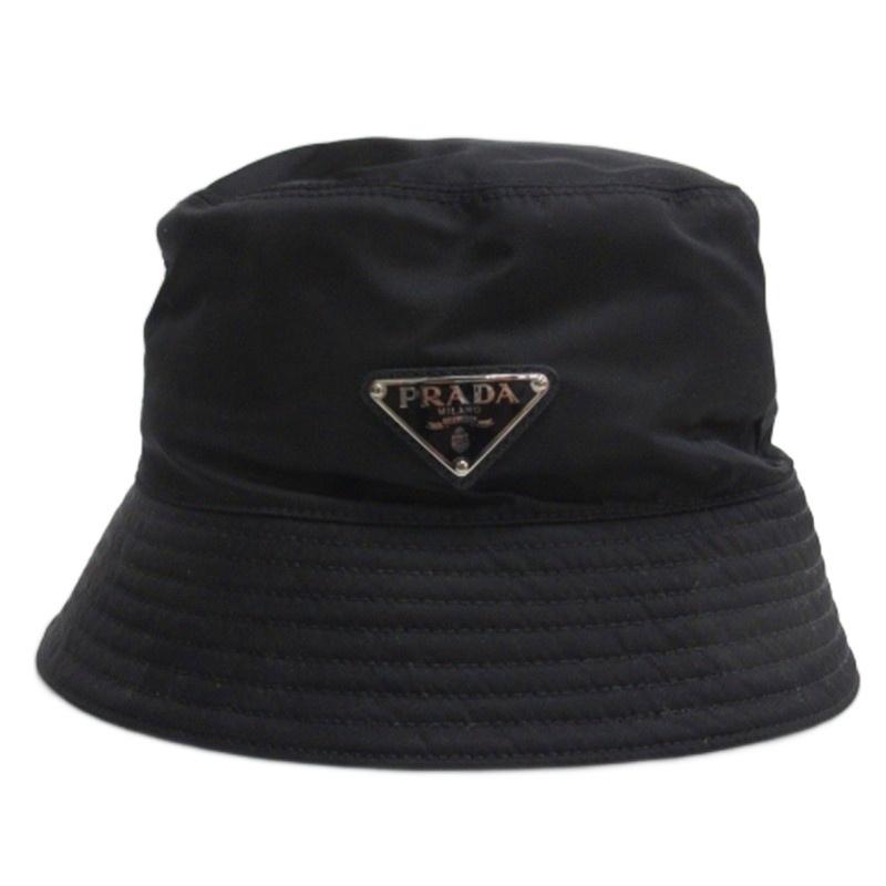 PRADA（プラダ） 三角プレート Re-Nylon バケットハット 帽子 1HC137 