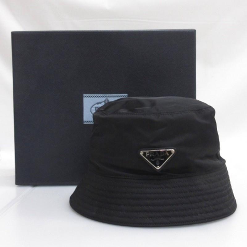 PRADA（プラダ） 三角プレート Re-Nylon バケットハット 帽子 1HC137 