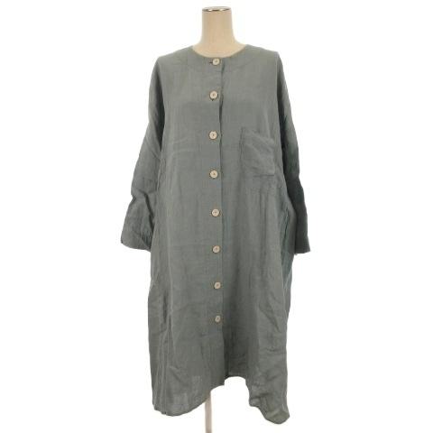 コットンハウス アヤ Cotton House Aya ワンピース リネン ミディ丈
