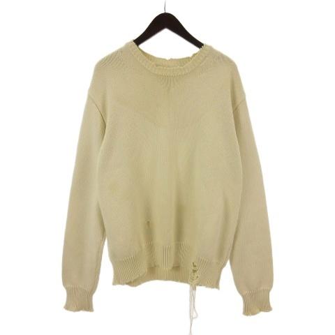 マルタンマルジェラ 10 Martin Margiela デストロイ コットン ニット 