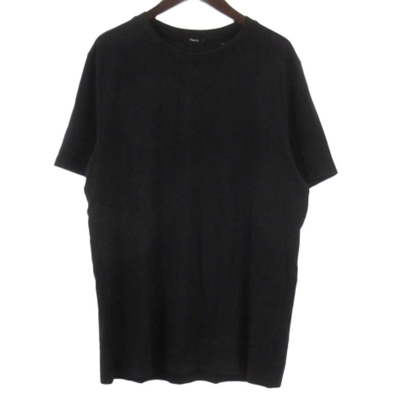 theory（セオリー） Tシャツ カットソー 半袖 無地 ブラック XL 