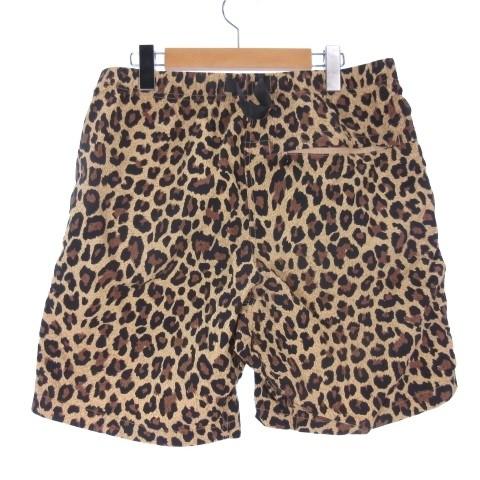 GRAMICCI×FREAK'S 別注 ヒョウ柄ショートパンツ L Gramicci（グラミチ） GRAMICCI FREAKS STORE シェルパッカブル パンツ
