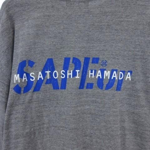 サプール SAPEur MASATOSHI HAMADA カレッジ Tシャツ プリント 半袖 XL